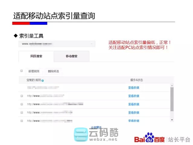 云码酷 【移动搜索优化】如何让百度更喜欢你的移动站_移动化技术选型对百度友好度全解_移动网站SEO优化 搜索优化,如何,百度,喜欢你,技术 SEO自学 171806eq0wvhl9qbxxpdxl